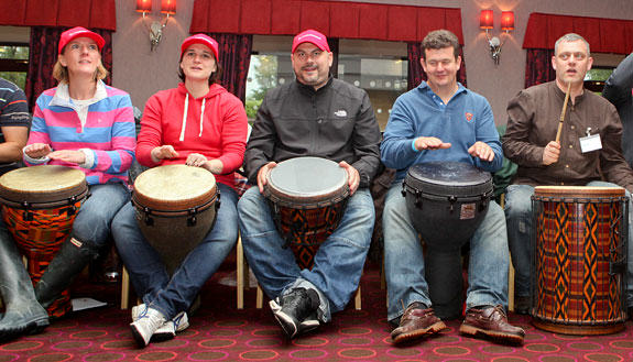 Photo of a recent team building event