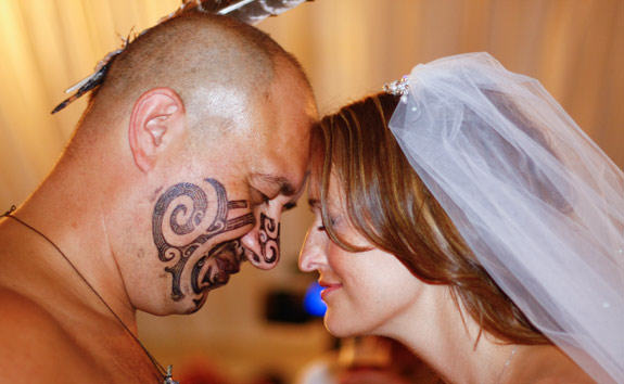 Photo of Haka wedding entertainment