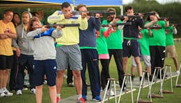 Clay pigeon shooting Shooting for team building