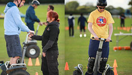 Segways Team building activity using segways