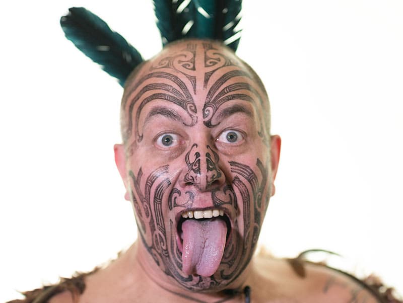 Haka warrior
