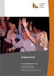 Image of our team building singing brochure