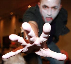 Another photo of our Thriller dance and singing team building event