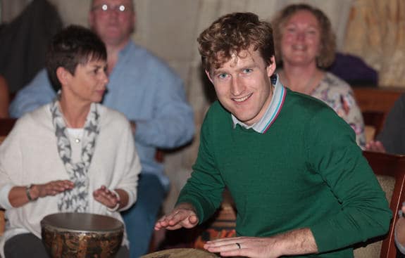 Another image of the drumming workshop