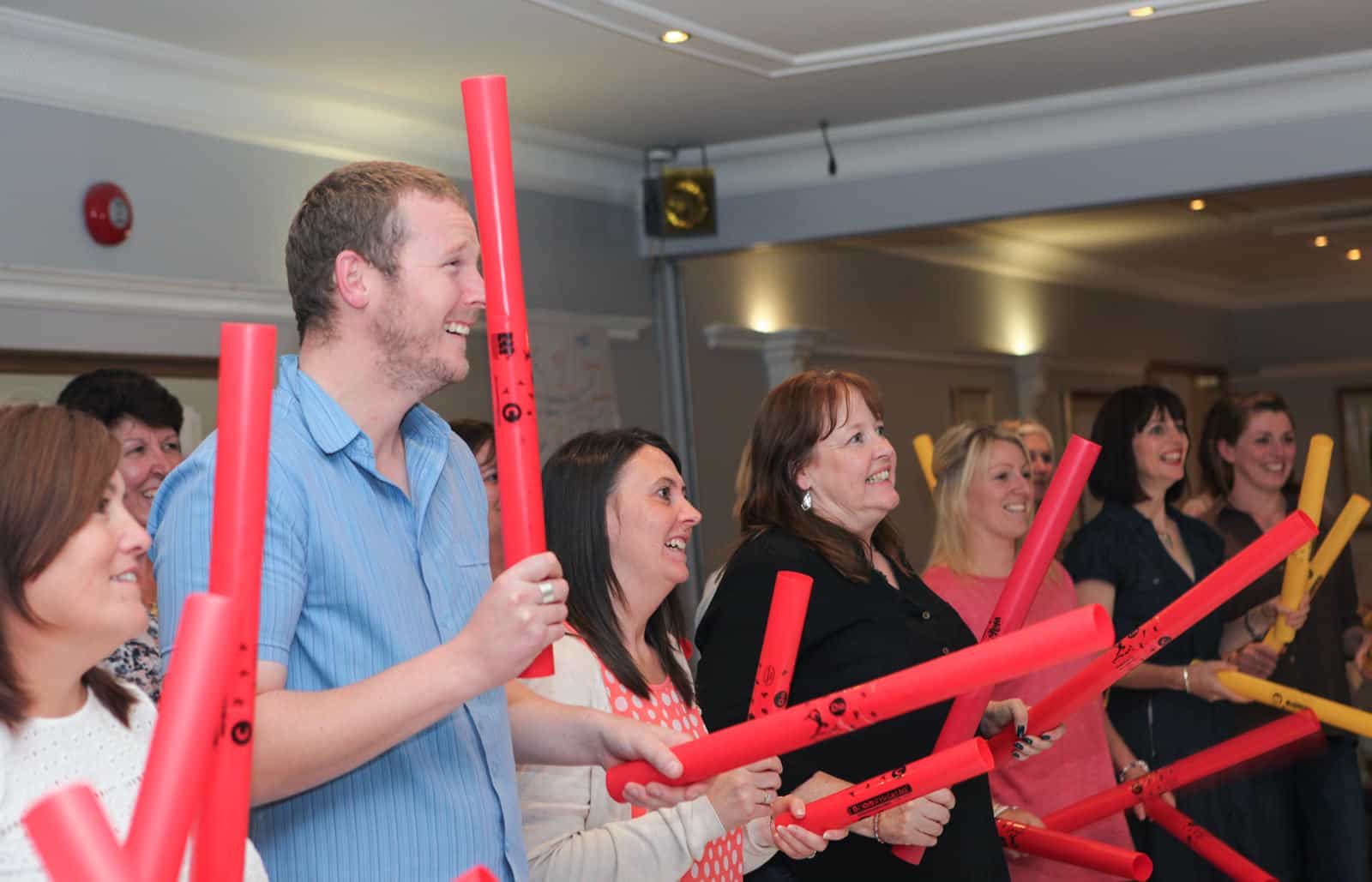 Boomwhackers team building