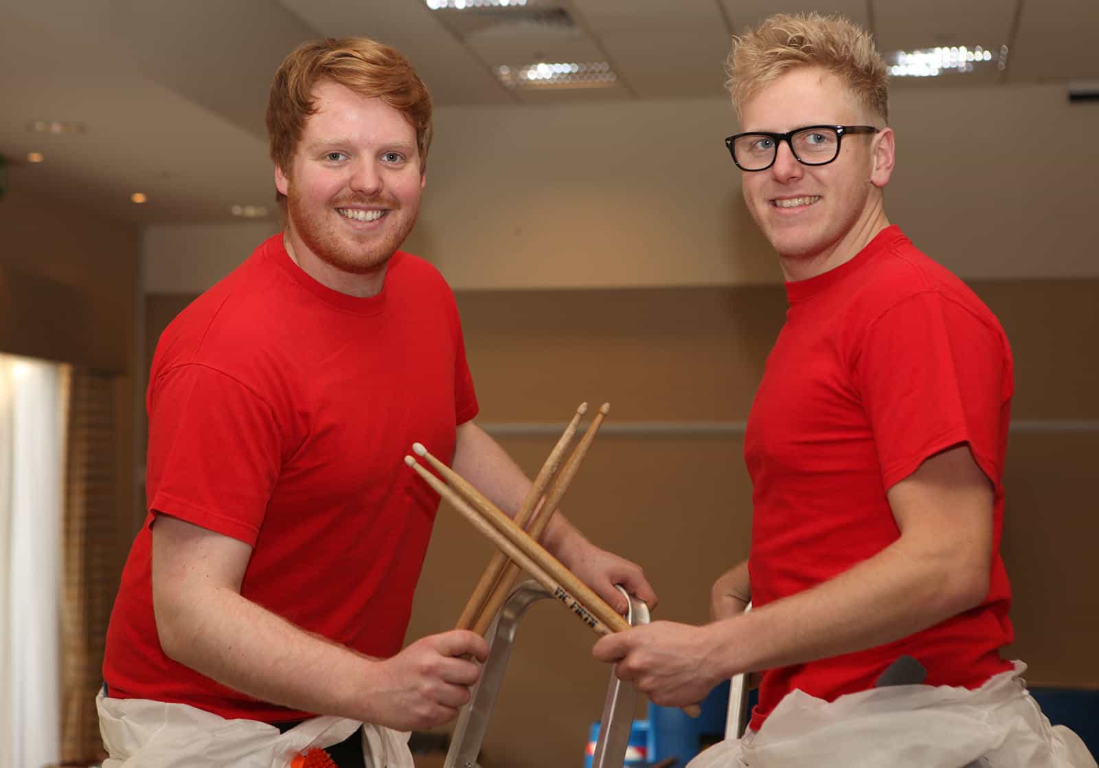 Diverse team building activity
