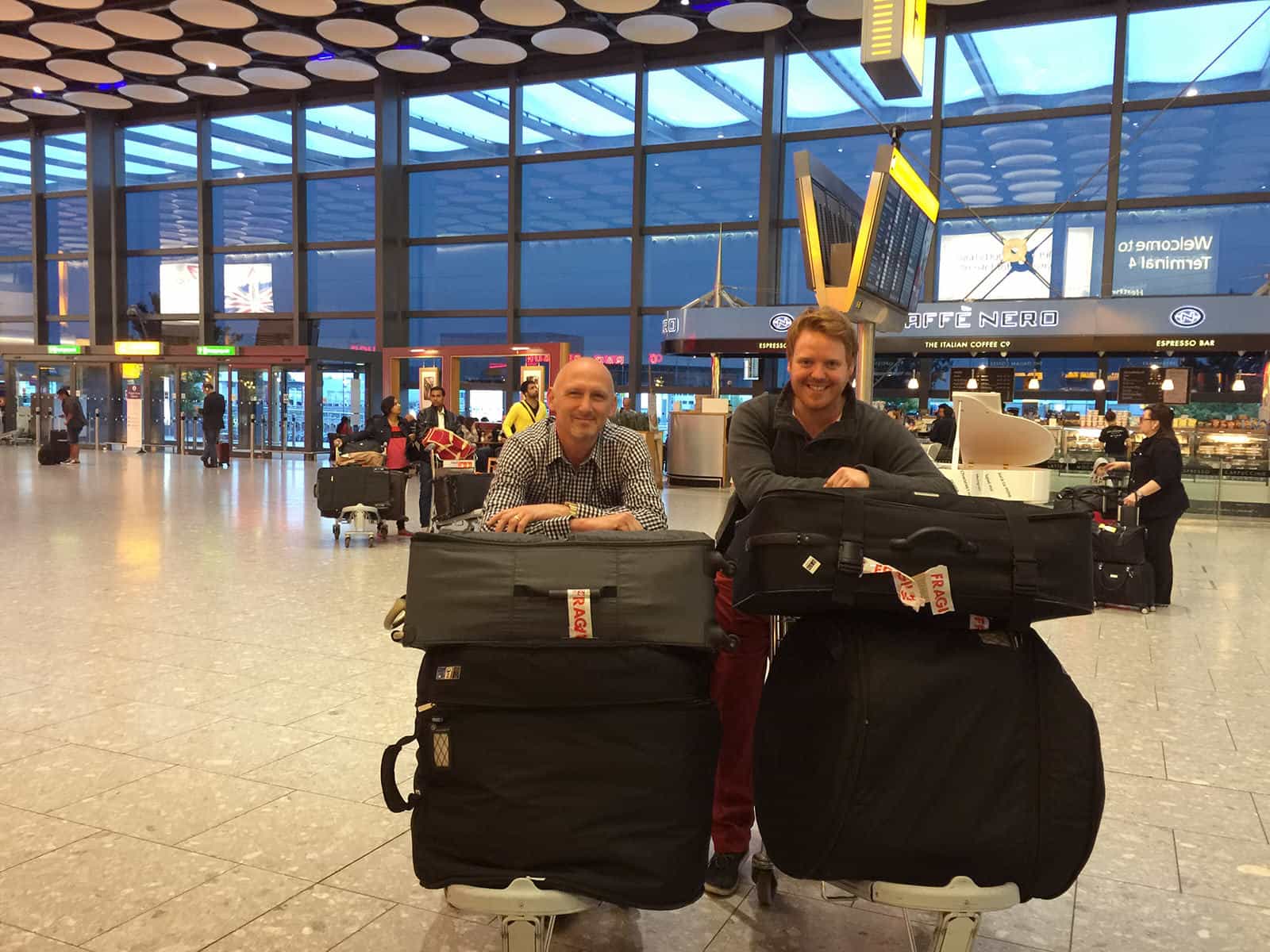 At the airport