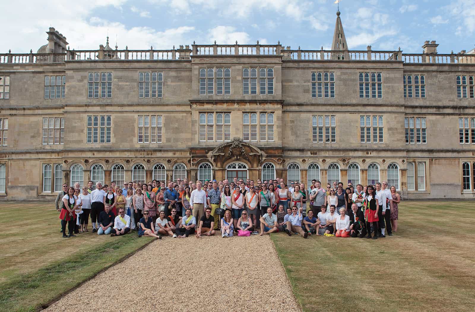 Team building at Burghley House