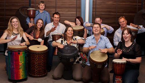 Drumming ice breaker