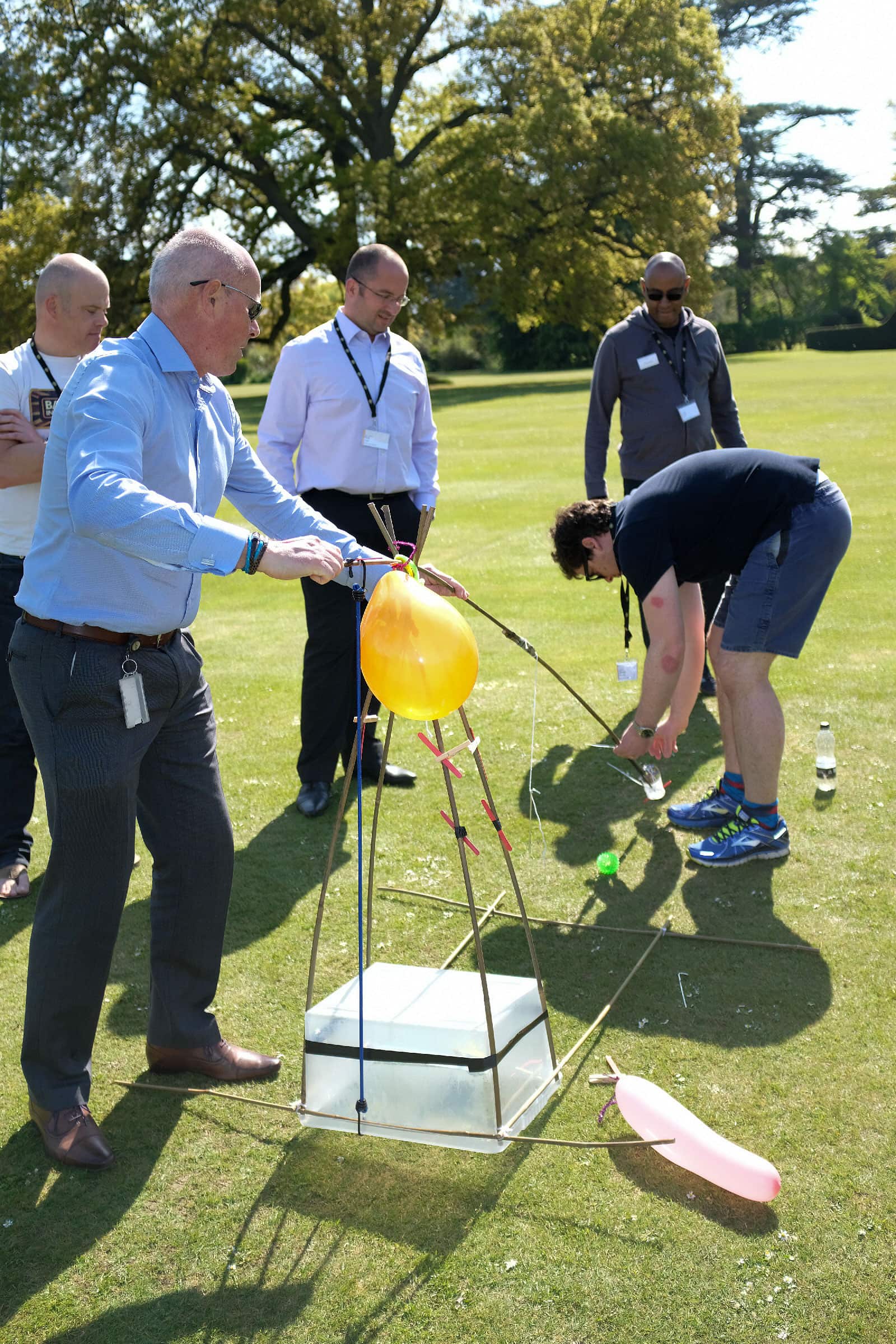 Team building with a sports day theme